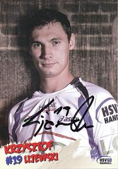 Krzysztof Lijewski   HSV  Hamburger SV  Handball Autogrammkarte original signiert 