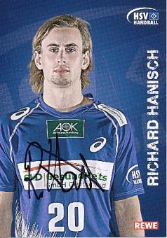 Richard Hanisch   HSV  Hamburger SV  Handball Autogrammkarte original signiert 
