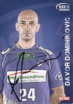 Davor Dominikovic  HSV  Hamburger SV  Handball Autogrammkarte original signiert 