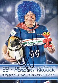 Herbert Kröger   HSV  Hamburger SV  Handball Autogrammkarte original signiert 