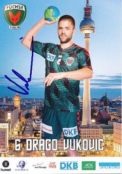 Drago Vukovic  Füchse Berlin  Handball Autogrammkarte original signiert 