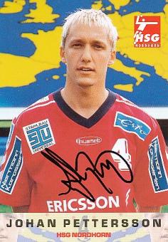 Johan Pettersson   HSG Nordhorn  Handball Autogrammkarte original signiert 