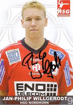 Jan Philip Willgerodt  HSG Nordhorn  Handball Autogrammkarte original signiert 