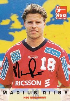 Marius Riise  HSG Nordhorn  Handball Autogrammkarte original signiert 