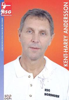 Kent Harry Andersson   HSG Nordhorn  Handball Autogrammkarte original signiert 