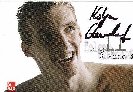 Holger Glandorf  HSG Nordhorn  Handball Autogrammkarte original signiert 