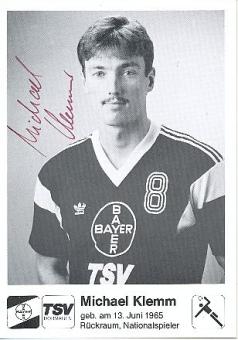Michael Klemm  TSV Dormagen  Handball Autogrammkarte original signiert 