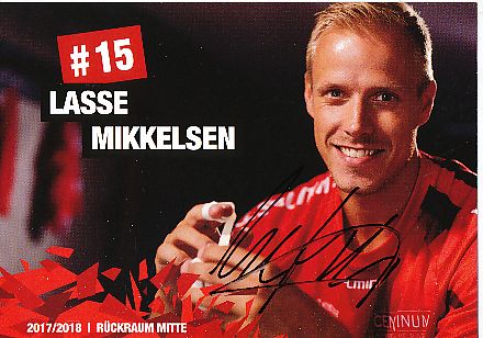 Lasse Mikkelsen   MT Melsungen  Handball Autogrammkarte original signiert 