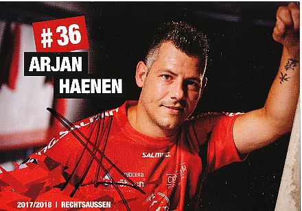 Arjan Haenen   MT Melsungen  Handball Autogrammkarte original signiert 