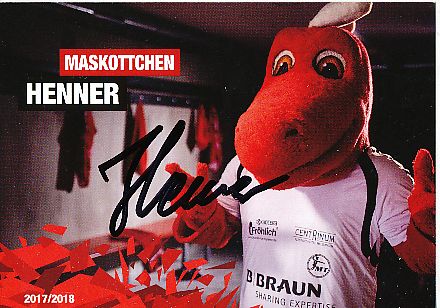 Henner   MT Melsungen  Handball Autogrammkarte original signiert 