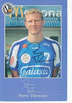 Pierre Thorsson  VFL Bad Schwartau  Handball Autogrammkarte original signiert 
