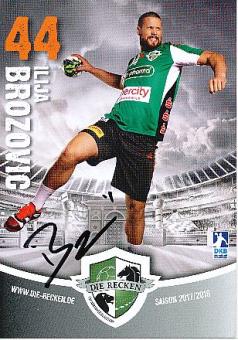 Ilija Brozovic  Die Recken  Hannover Burgdorf  Handball Autogrammkarte original signiert 