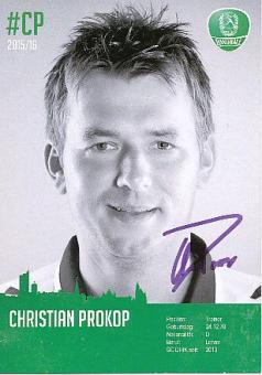 Christian Prokop  SC DHfK Leipzig   Handball Autogrammkarte original signiert 