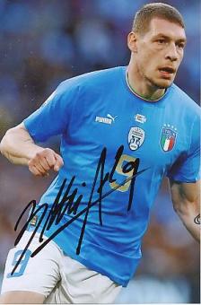 Andrea Belotti  Italien  Europameister EM 2020  Fußball  Autogramm Foto  original signiert 