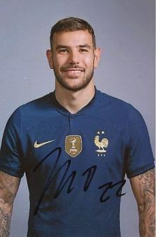 Lucas Hernandez  Frankreich  Welmeister WM 2018  Fußball  Autogramm Foto  original signiert 