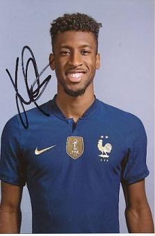 Kingsley Coman   Frankreich  Fußball  Autogramm Foto  original signiert 