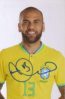 Dani Alves  Brasilien  Fußball  Autogramm Foto  original signiert 