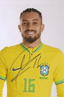 Alex Telles  Brasilien  Fußball  Autogramm Foto  original signiert 