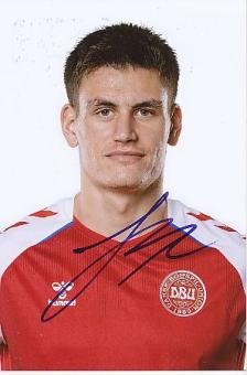 Joakim Maehle   Dänemark  Fußball  Autogramm Foto  original signiert 