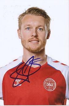 Simon Kjaer   Dänemark  Fußball  Autogramm Foto  original signiert 