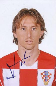 Luka Modric   Kroatien  Fußball  Autogramm Foto  original signiert 
