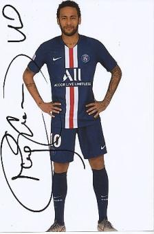 Neymar   PSG Paris Saint Germain  Fußball  Autogramm Foto  original signiert 