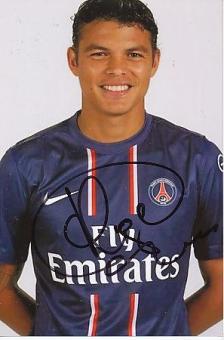 Thiago Silva  PSG Paris Saint Germain  Fußball  Autogramm Foto  original signiert 