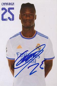 Eduardo Camavinga   Real Madrid  Fußball  Autogramm Foto  original signiert 