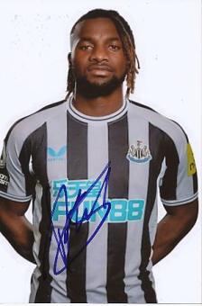 Allan Saint Maximin   Newcastle United  Fußball  Autogramm Foto  original signiert 