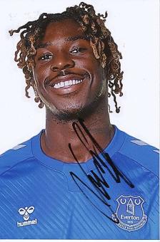 Moise Kean   FC Everton  Fußball  Autogramm Foto  original signiert 