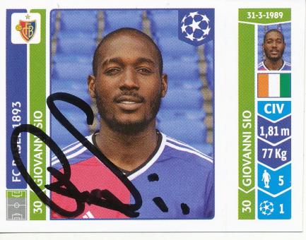Giovanni Sio  FC Basel  2014/15  CL Panini Sticker - 10552 
