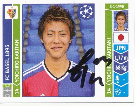 Yoichiro Kakitani  FC Basel  2014/15  CL Panini Sticker - 10553 