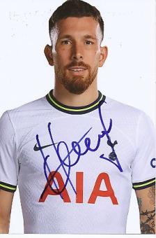 Pierre Emile Højbjerg   Tottenham Hotspur  Fußball  Autogramm Foto  original signiert 