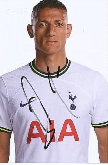 Richarlison   Tottenham Hotspur  Fußball  Autogramm Foto  original signiert 