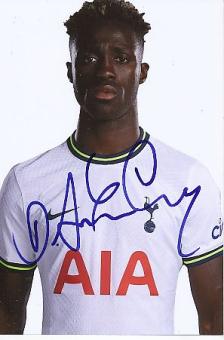 Davinson Sanchez   Tottenham Hotspur  Fußball  Autogramm Foto  original signiert 