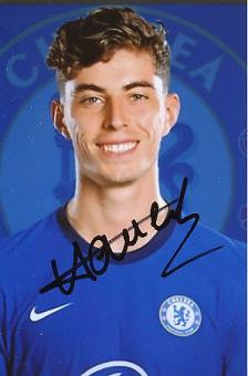 Kai Havertz FC Chelsea London  Fußball  Autogramm Foto  original signiert 
