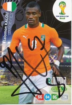 Salomon Kalou   Elfenbeinküste  Panini WM 2014 Adrenalyn Card - 10603 