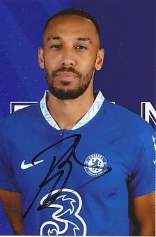 Pierre Emerick Aubameyang   FC Chelsea London  Fußball  Autogramm Foto  original signiert 