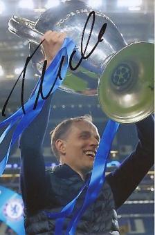 Thomas Tuchel   FC Chelsea London  Fußball  Autogramm Foto  original signiert 