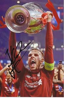 Jordan Henderson  FC Liverpool  Fußball  Autogramm Foto  original signiert 
