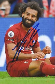 Mohamed Salah  FC Liverpool  Fußball  Autogramm Foto  original signiert 