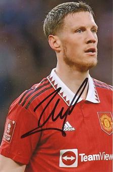 Wout Weghorst  Manchester United  Fußball  Autogramm Foto  original signiert 