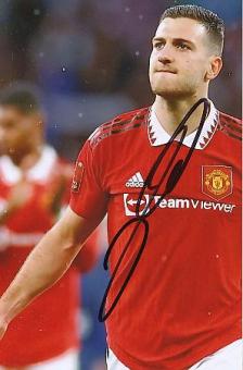 Diogo Dalot  Manchester United  Fußball  Autogramm Foto  original signiert 