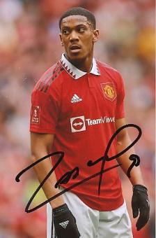 Anthony Martial  Manchester United  Fußball  Autogramm Foto  original signiert 