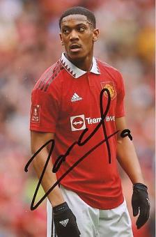 Anthony Martial  Manchester United  Fußball  Autogramm Foto  original signiert 