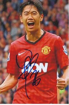 Shinji Kagawa  Manchester United  Fußball  Autogramm Foto  original signiert 