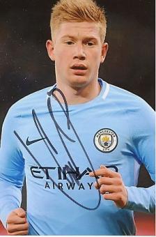 Kevin De Bruyne   Manchester City  Fußball  Autogramm Foto  original signiert 