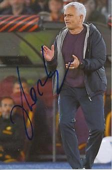 Jose Mourinho  AS Rom  Fußball  Autogramm Foto  original signiert 