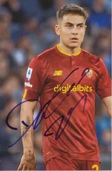 Paulo Dybala  AS Rom  Fußball  Autogramm Foto  original signiert 