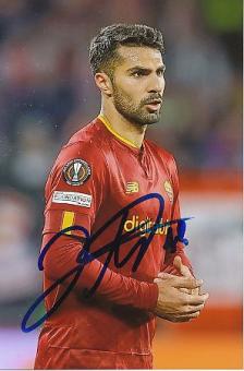 Zeki Celik  AS Rom  Fußball  Autogramm Foto  original signiert 